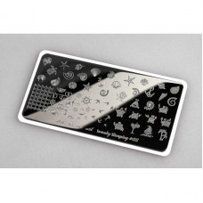 Swanky Stamping Пластина Arti for you with 008